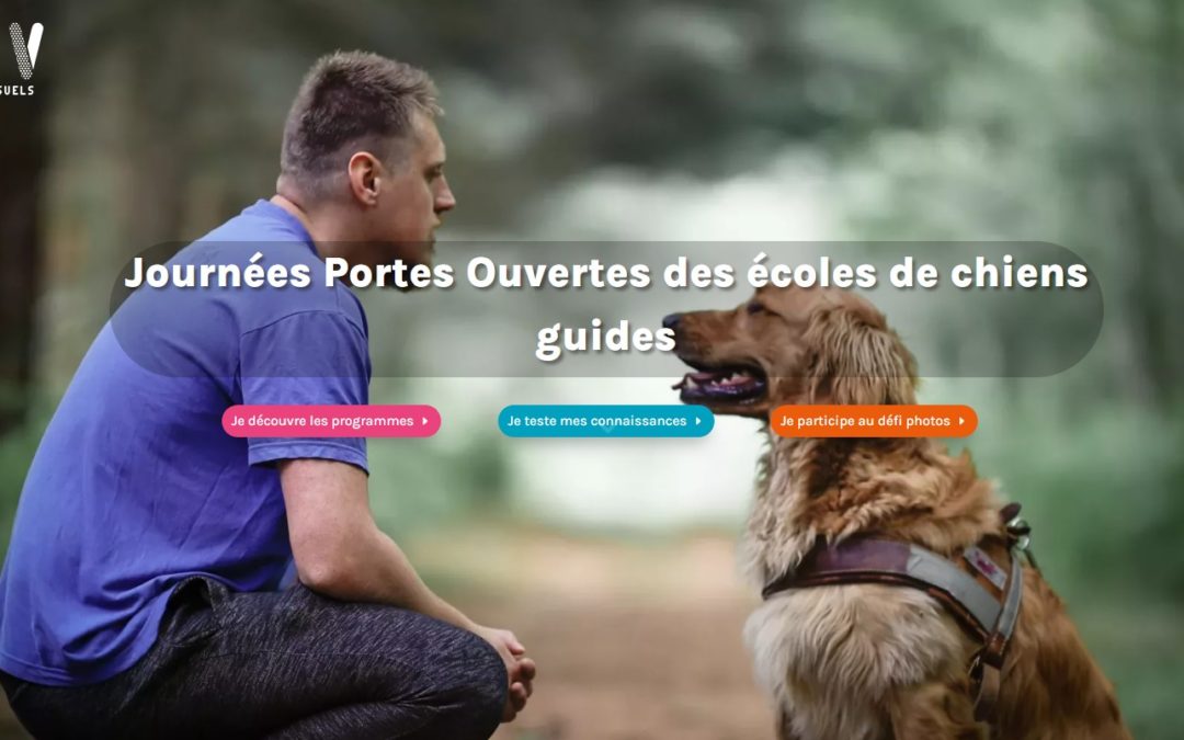 Page Evénement UNADEV – Journée Portes Ouvertes des Ecoles de Chiens-Guides